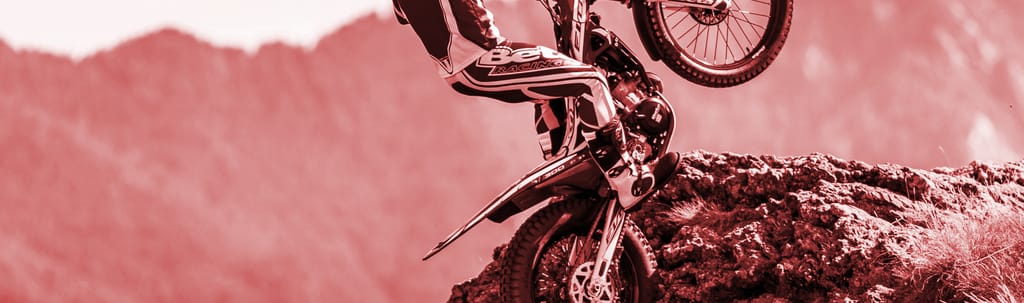 Beta trials bike — the trials side of Redline's Beta franchise